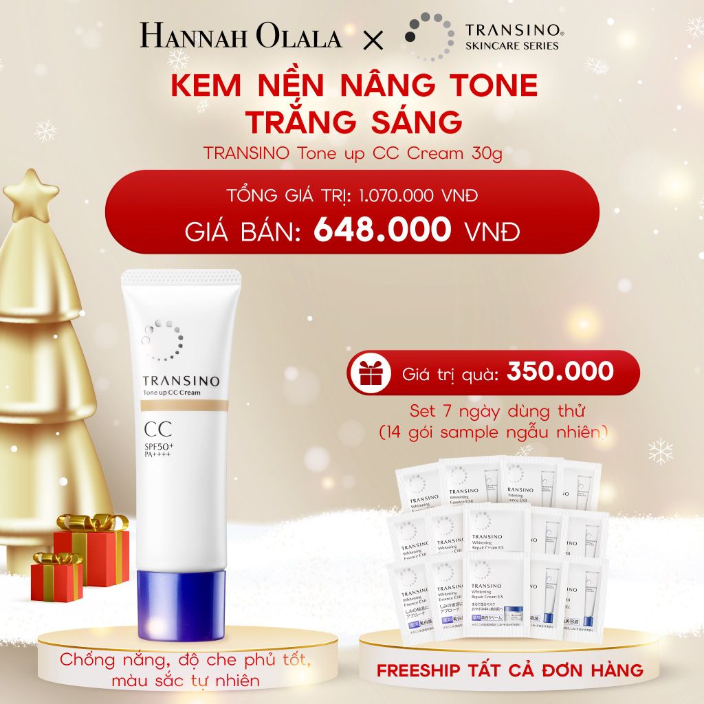  DEAL 3: KEM NỀN NÂNG TONE TRẮNG SÁNG 30G 