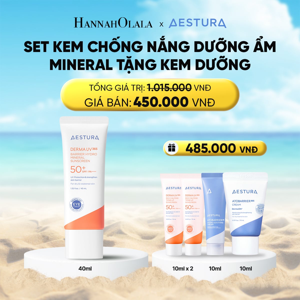 Kem Chống Nắng Dưỡng Ẩm L'Oréal A1844_DEAL 3 Mineral