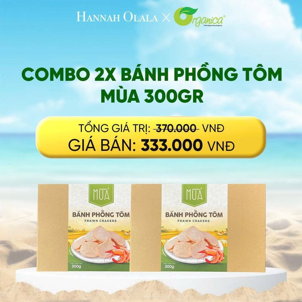  DEAL 30: BÁNH PHỒNG TÔM MÙA 300GR 