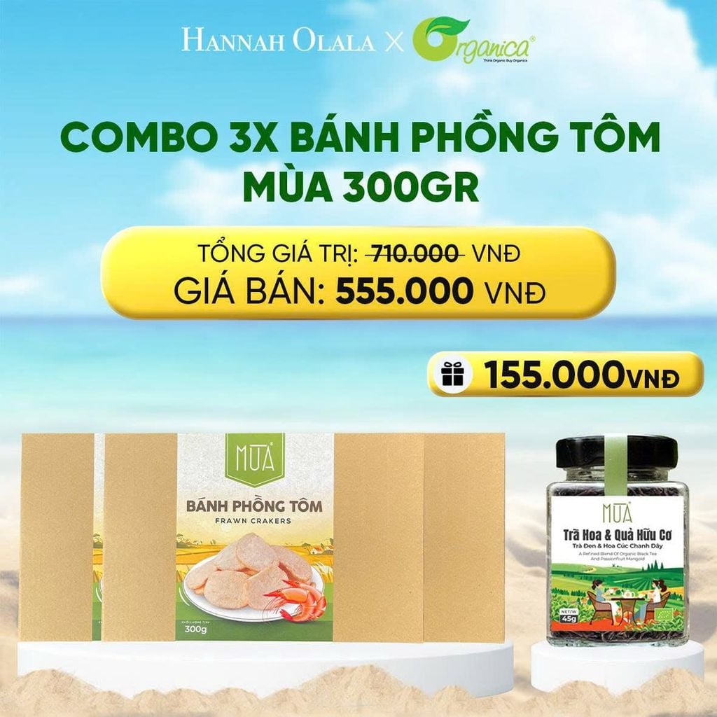  DEAL 30: BÁNH PHỒNG TÔM MÙA 300GR 