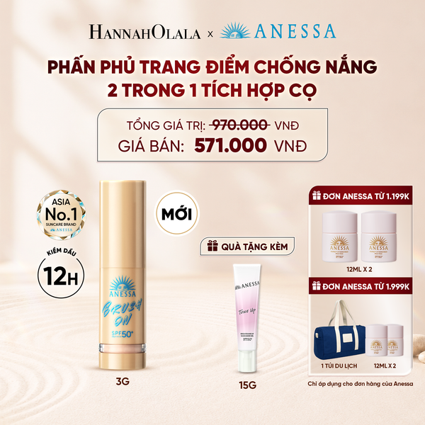  [MỚI] PHẤN PHỦ TRANG ĐIỂM CHỐNG NẮNG 2-TRONG-1 TÍCH HỢP CỌ̣ - DEAL 30 - B262 