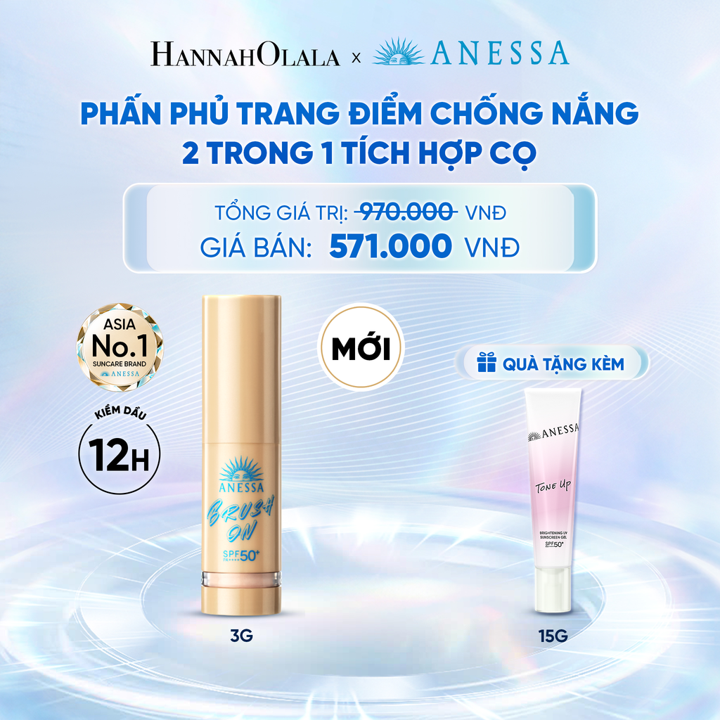  [MỚI] PHẤN PHỦ TRANG ĐIỂM CHỐNG NẮNG 2-TRONG-1 TÍCH HỢP CỌ̣ - DEAL 30 - C29 
