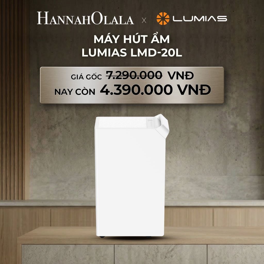  DEAL 31: MÁY HÚT ẨM LUMIAS LMD-20L - 20L/NGÀY, 20–40m² 