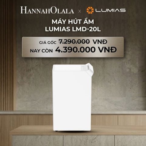  DEAL 31: MÁY HÚT ẨM LUMIAS LMD-20L - 20L/NGÀY, 20–40m² 