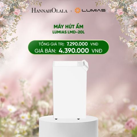  DEAL 31: MÁY HÚT ẨM LUMIAS LMD-20L - 20L/NGÀY, 20–40M² 