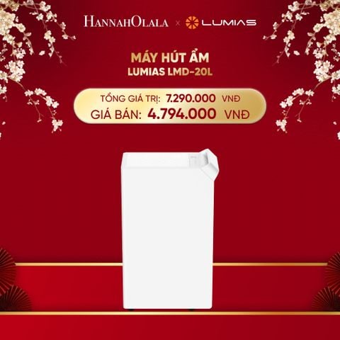  DEAL 31: MÁY HÚT ẨM LUMIAS LMD-20L - 20L/NGÀY, 20–40m² 