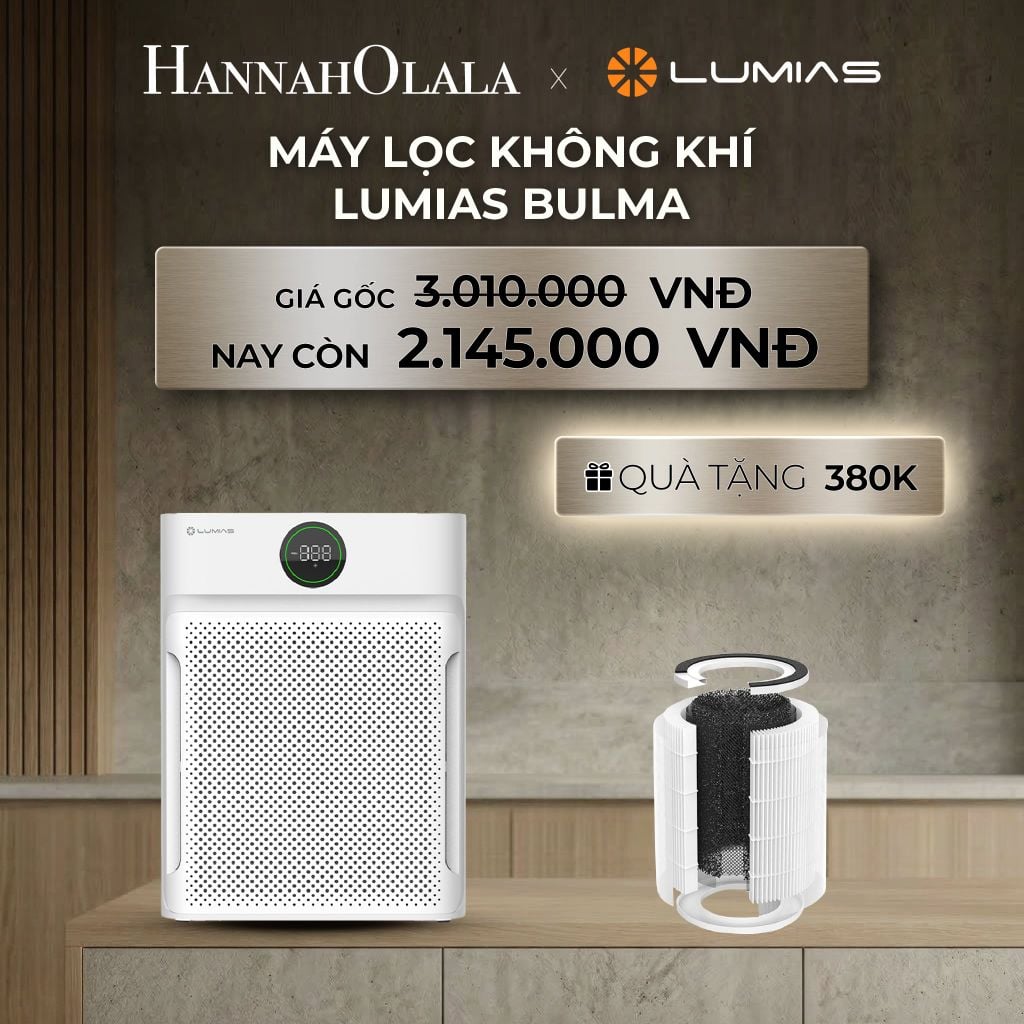  DEAL 32: MÁY LỌC KHÔNG KHÍ LUMIAS BULMA 