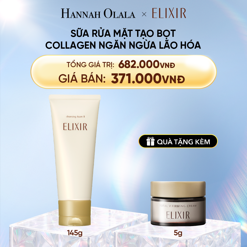  DEAL 32: SỮA RỬA MẶT TẠO BỌT ELIXIR SUPERIEUR CLEANSING FOAM II N 145G 