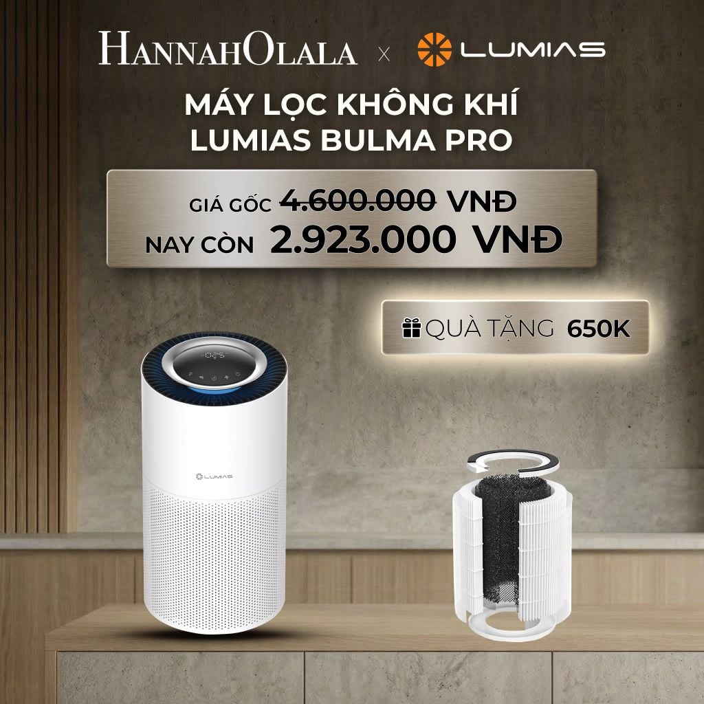  DEAL 33: MÁY LỌC KHÔNG KHÍ LUMIAS BULMA PRO 