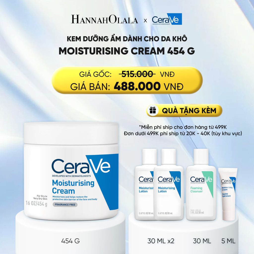  DEAL 7 KEM DƯỠNG ẨM DÀNH CHO DA KHÔ MOISTURIZING CREAM 454G 