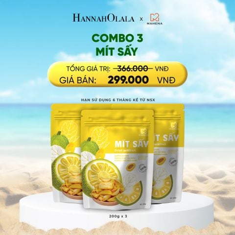  A895_DEAL 3: COMBO 3 MÍT SẤY 200G 
