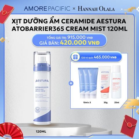  D3_DEAL 3: XỊT DƯỠNG ẨM CERAMIDE AESTURA ATOBARRIER365 CREAM MIST 120ML 