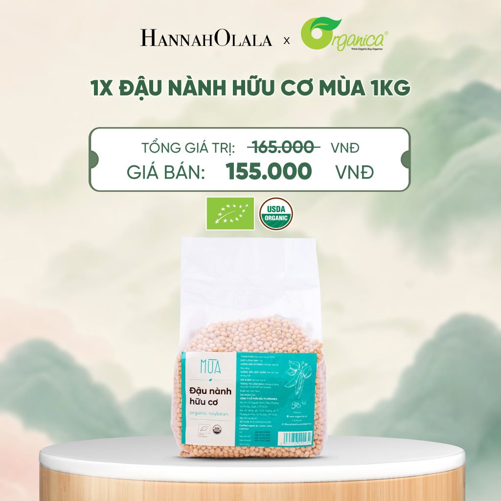  ĐẬU NÀNH HỮU CƠ MÙA 1KG - A1924 