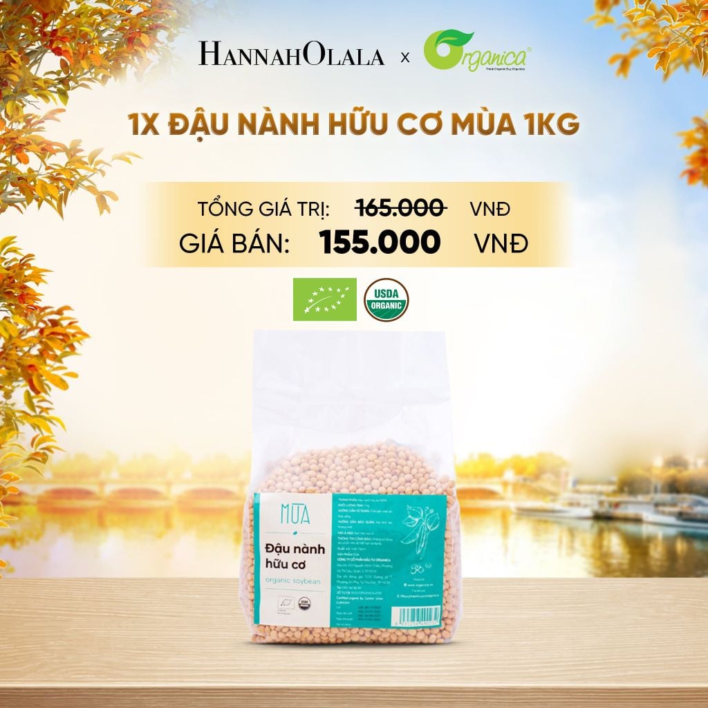  ĐẬU NÀNH HỮU CƠ MÙA 1KG - E7 