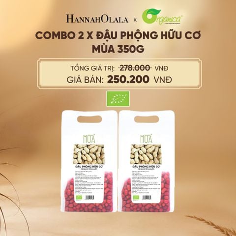  ĐẬU PHỘNG HỮU CƠ MÙA 350G - DEAL 3 - E111 