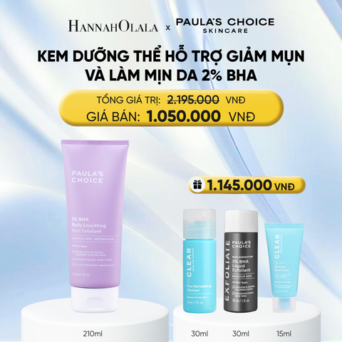  KEM DƯỠNG THỂ GIÚP LOẠI BỎ TẾ BÀO DA CHẾT VÀ MỀM MỊN DA 2% BHA 210ML - DEAL 3 
