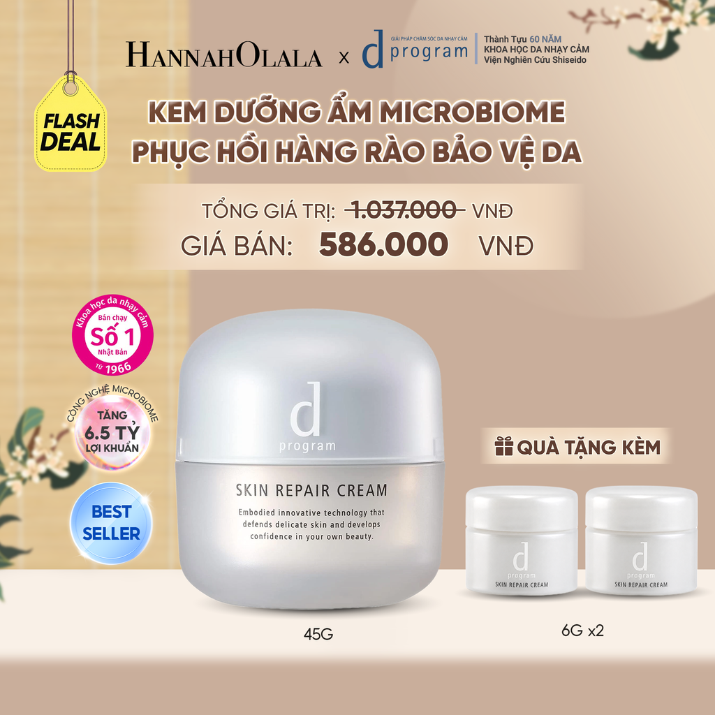  [FLASHSALE] KEM DƯỠNG ẨM VÀ PHỤC HỒI DA D PROGRAM SKIN REPAIR CREAM 45G - DEAL 03 - A1261 