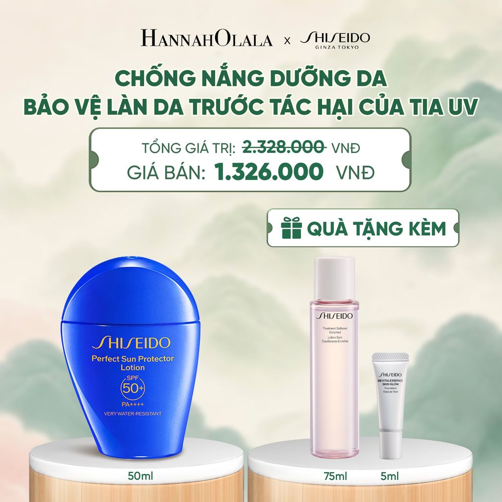  SỮA CHỐNG NẮNG DƯỠNG DA SHISEIDO GSC PERFECT SUN PROTECTOR LOTION SPF50+ 50ML BL - DEAL 03 - A1321 