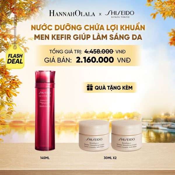  NƯỚC THẦN ĐỎ SHISEIDO EUDERMINE ACTIVATING ESSENCE 145ML - DEAL 03 - E435 