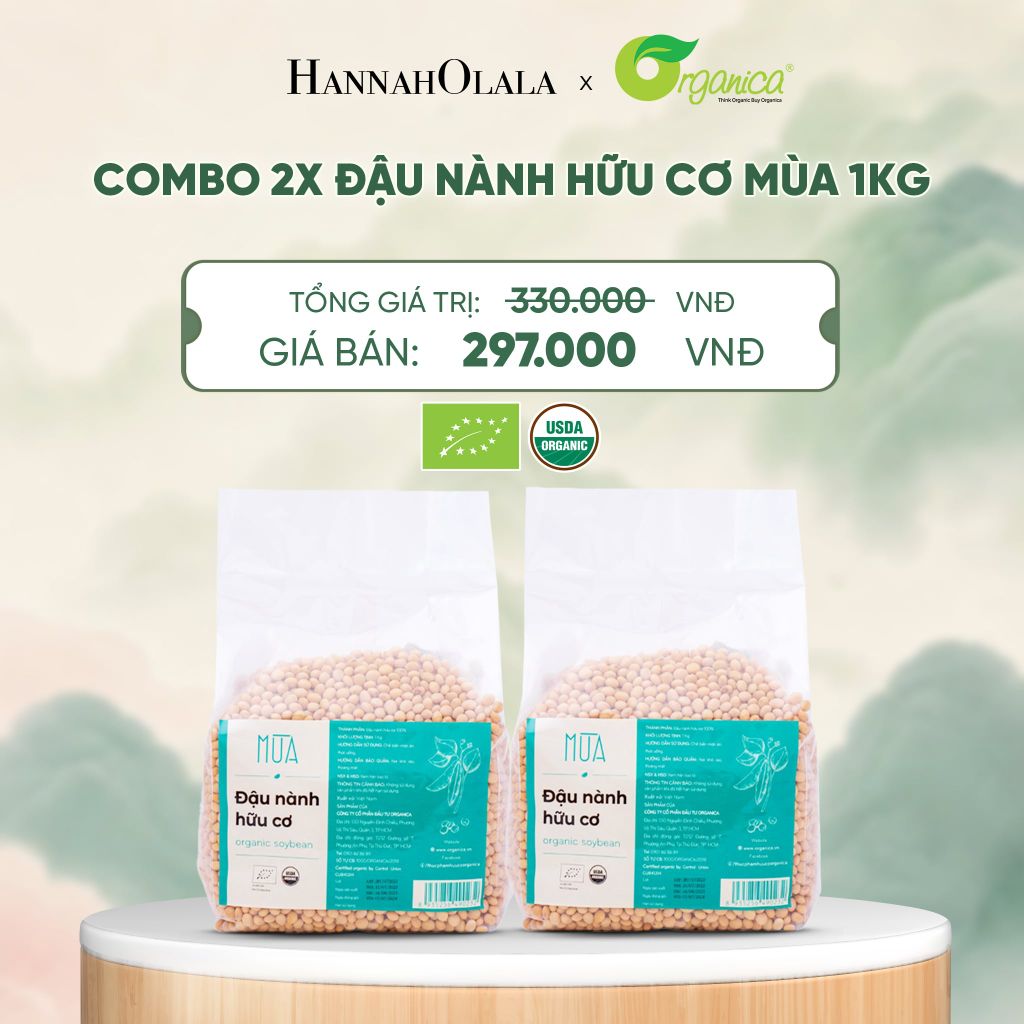  ĐẬU NÀNH HỮU CƠ MÙA 1KG - A1924 