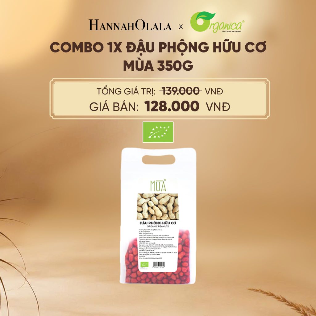  ĐẬU PHỘNG HỮU CƠ MÙA 350G - E287 