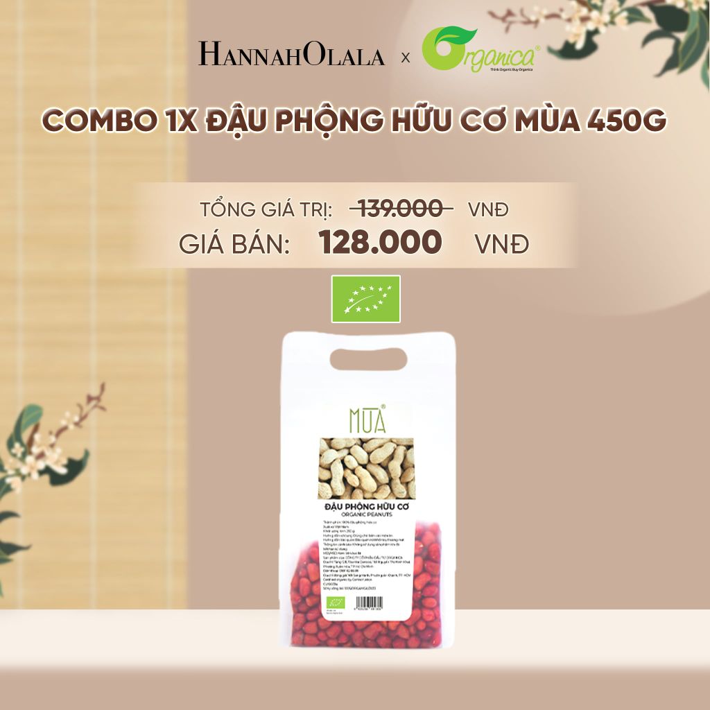  ĐẬU PHỘNG HỮU CƠ MÙA 350G - A1488 