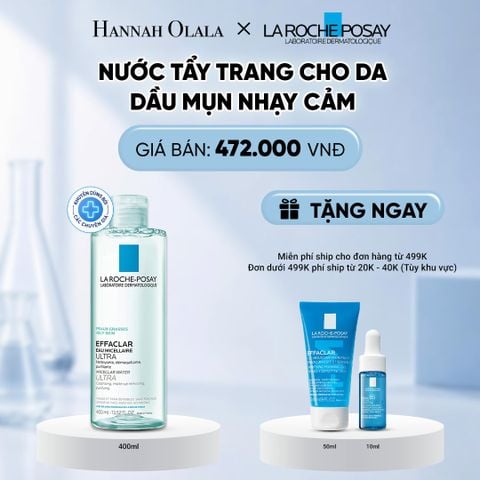  NƯỚC TẨY TRANG CHO DA DẦU MỤN NHẠY CẢM EFFACLAR MICELLAR 400ML DEAL 3: 