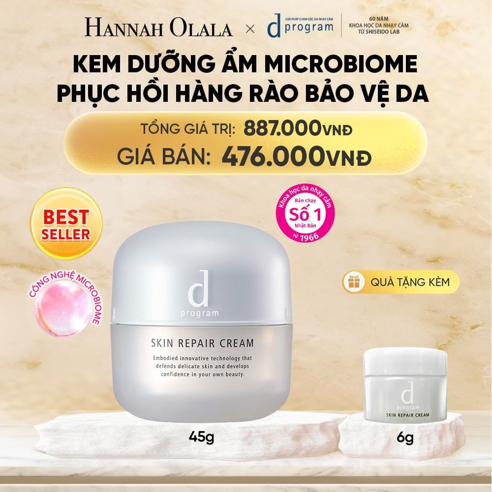  KEM DƯỠNG ẨM VÀ PHỤC HỒI DA D PROGRAM SKIN REPAIR CREAM 45G - DEAL 3 