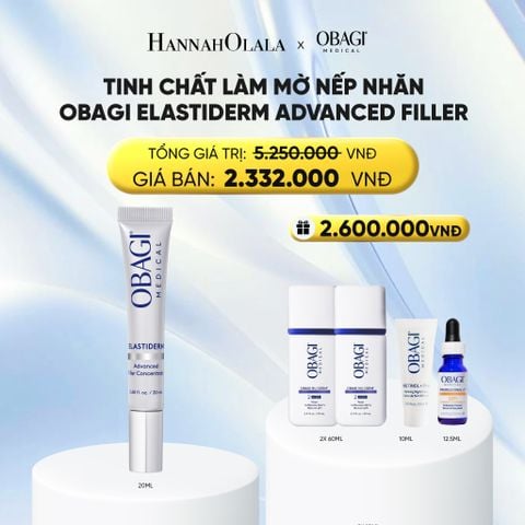 TINH CHẤT LÀM MỜ NẾP NHĂN OBAGI ELASTIDERM ADVANCED FILLER CONCENTRATE 20ML - DEAL 03 