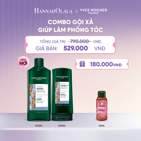  COMBO GỘI XẢ GIÚP LÀM PHỒNG TÓC TẶNG MINI GIẤM XẢ TÓC BÓNG MƯỢT - H057 