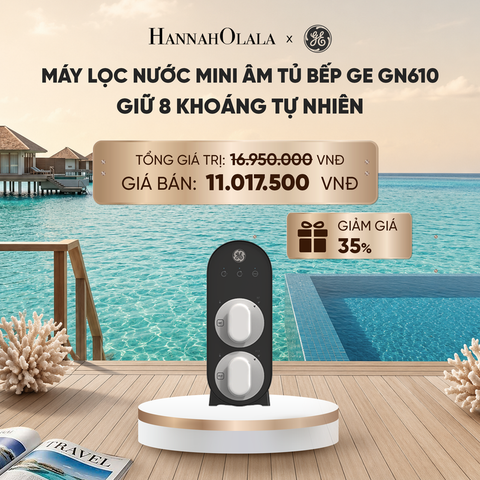  MÁY LỌC NƯỚC MINI ÂM TỦ BẾP GE GN610 - GIỮ 8 KHOÁNG TỰ NHIÊN - DEAL 3 