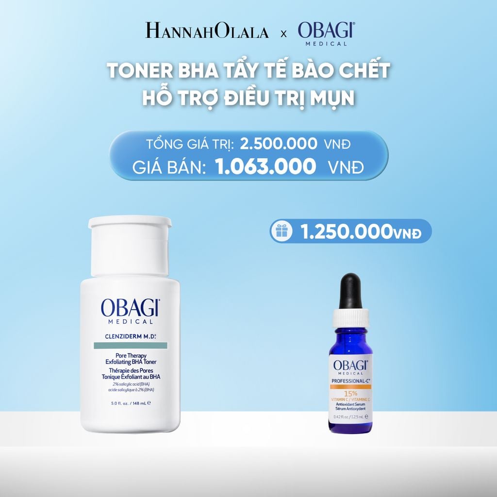  DEAL 3: TONER BHA TẨY TẾ BÀO CHẾT HỖ TRỢ ĐIỀU TRỊ MỤN 148ML​ 