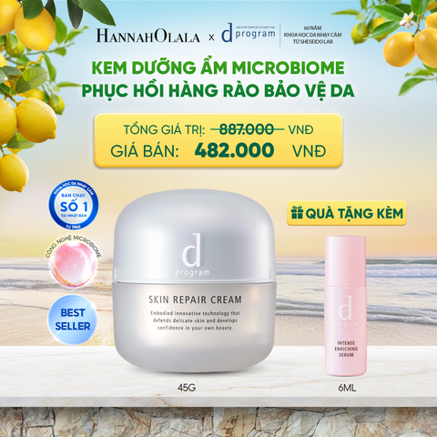  KEM DƯỠNG ẨM VÀ PHỤC HỒI DA D PROGRAM SKIN REPAIR CREAM 45G - DEAL 3 