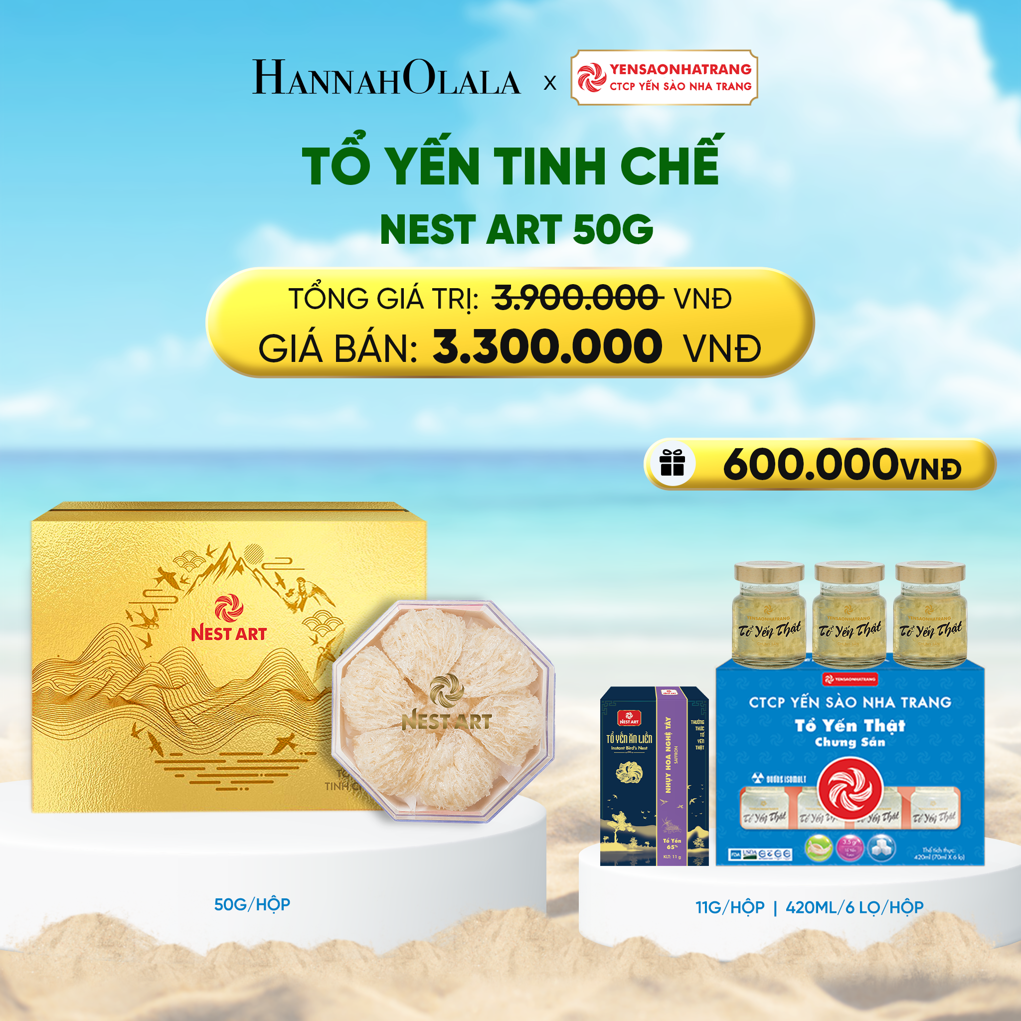 Tổ Yến Tinh Chế Nest Art 50g