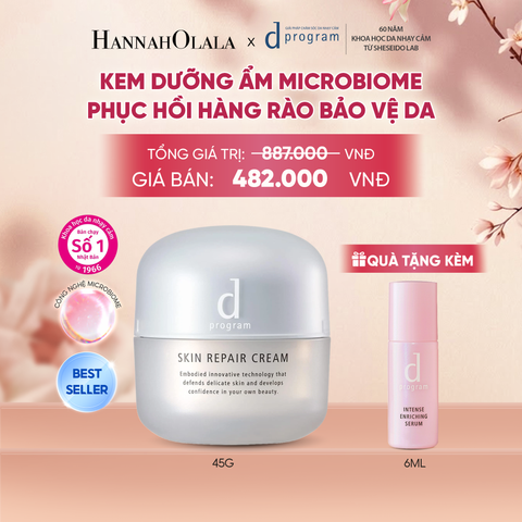  KEM DƯỠNG ẨM VÀ PHỤC HỒI DA D PROGRAM SKIN REPAIR CREAM 45G - DEAL 3 - A767 
