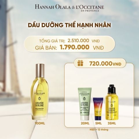  DẦU DƯỠNG THỂ HẠNH NHÂN LOCCITANE 100ML - A294 