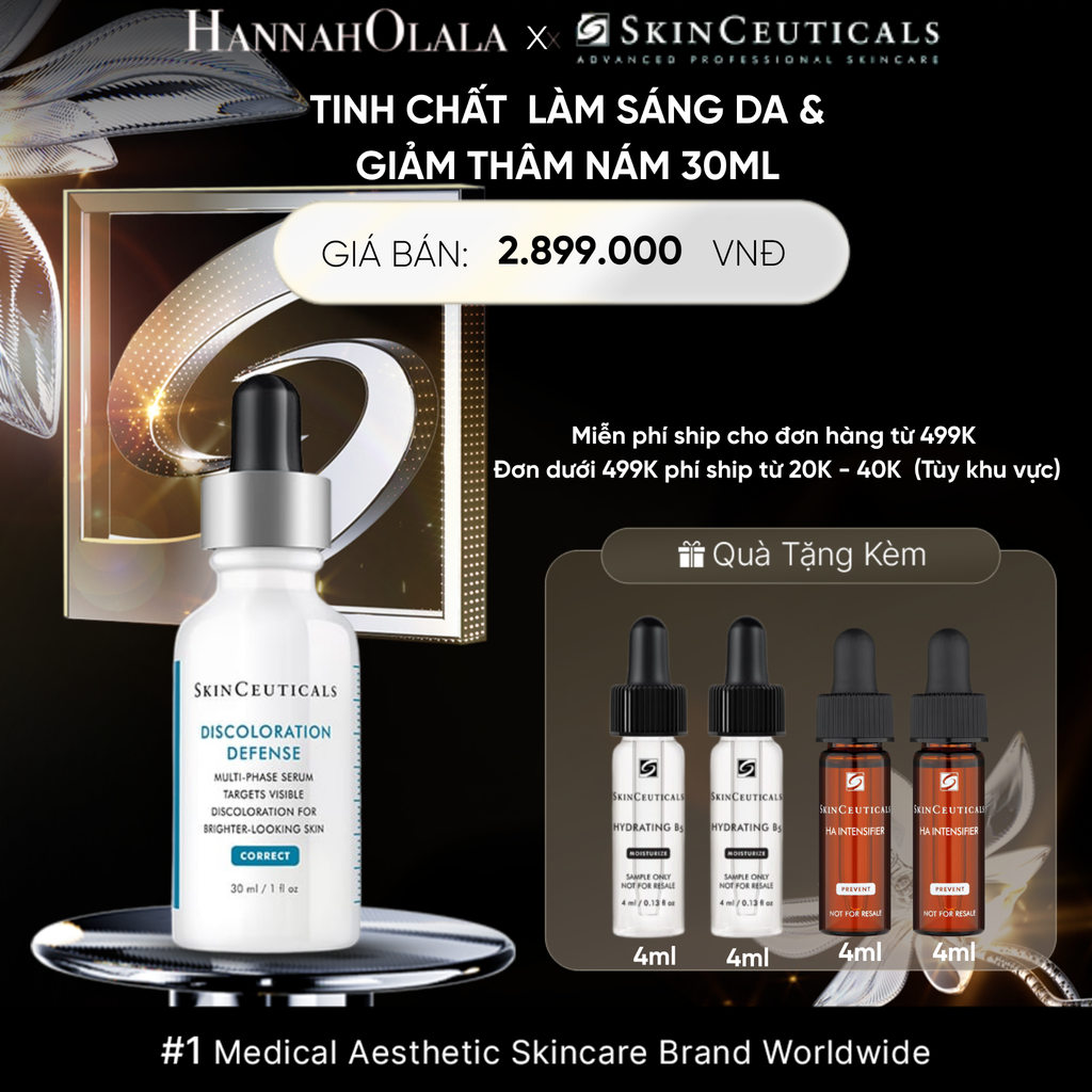  DEAL 3 TINH CHẤT DISCOLORATION DEFENSE GIÚP LÀM SÁNG DA & GIẢM THÂM NÁM 30ML 