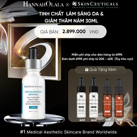  DEAL 3 TINH CHẤT DISCOLORATION DEFENSE GIÚP LÀM SÁNG DA & GIẢM THÂM NÁM 30ML 