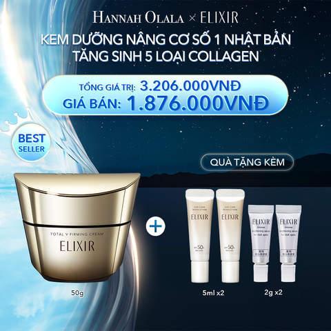  A48_DEAL 3 BACK-UP: KEM DƯỠNG CẢI THIỆN CHẢY XỆ NGĂN NGỪA LÃO HÓA ELIXIR TOTAL V FIRMING CREAM 50G 