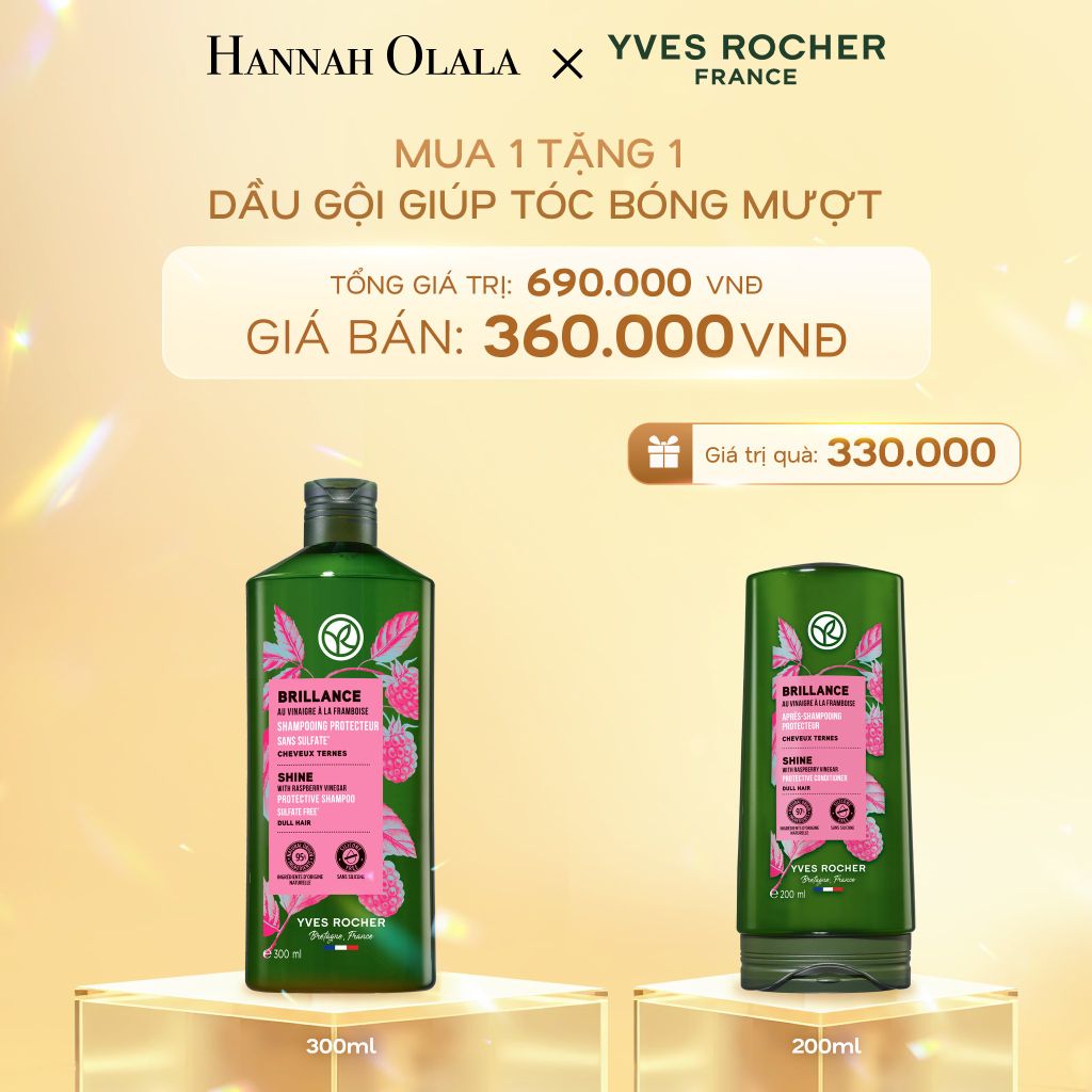  DEAL 3: MUA 1 TẶNG 1 DẦU GỘI GIÚP TÓC BÓNG MƯỢT
TẶNG DẦU XẢ 