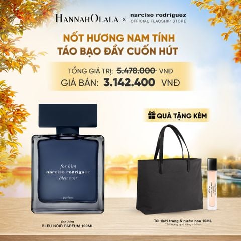  NƯỚC HOA NAM NARCISO RODRIGUEZ FOR HIM BLEU NOIR PARFUM 100ML - DEAL 3 - E458 