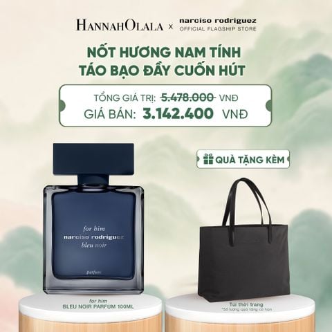  NƯỚC HOA NAM NARCISO RODRIGUEZ FOR HIM BLEU NOIR PARFUM 100ML - DEAL 3 