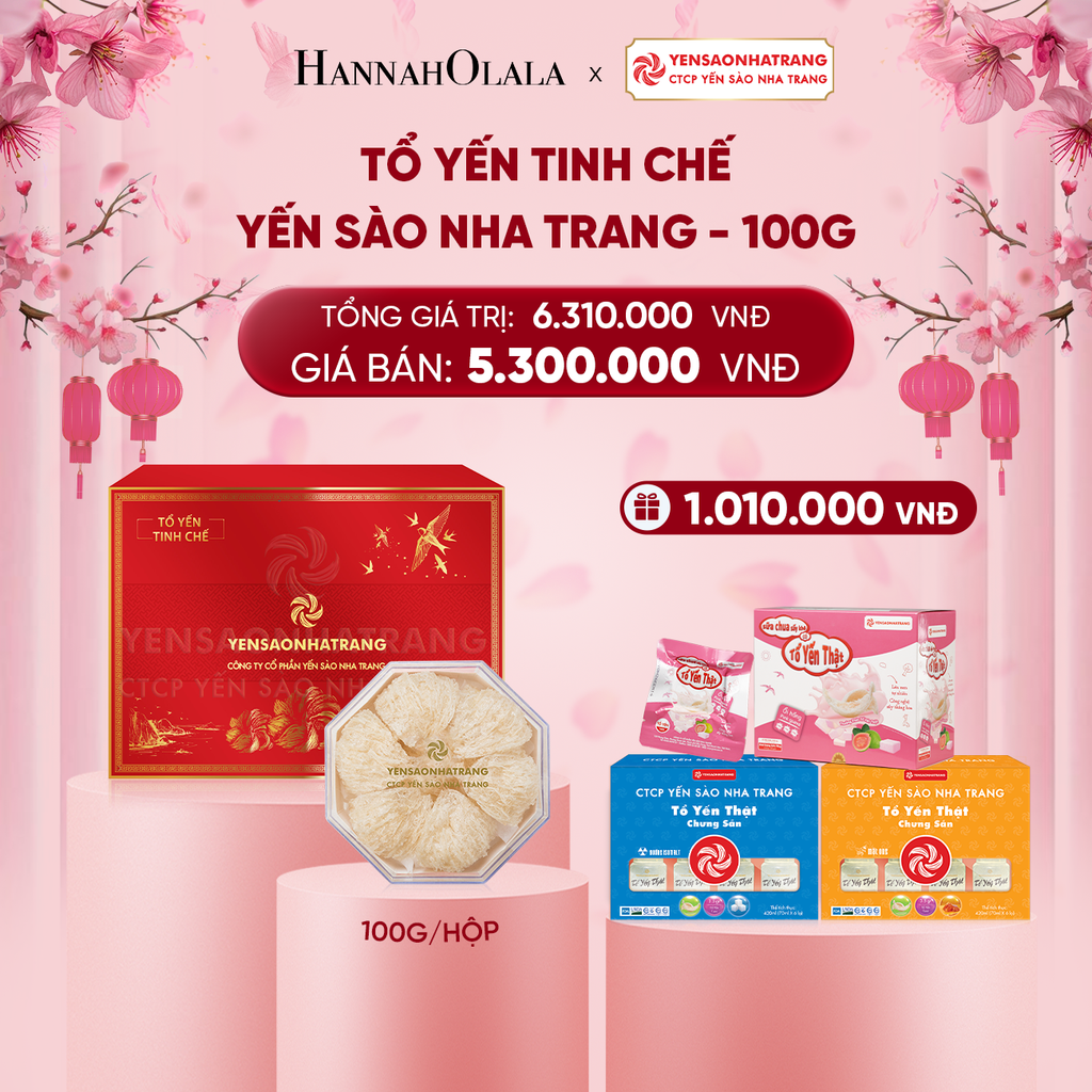  DEAL 3: TỔ YẾN TINH CHẾ YẾN SÀO NHA TRANG - 100G 