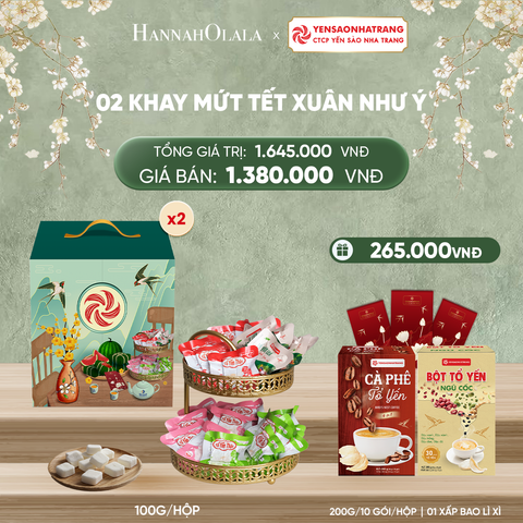  DEAL 3: 02 KHAY MỨT TẾT - XUÂN NHƯ Ý 