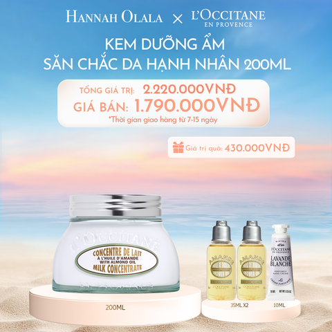  C1103_DEAL 3: KEM DƯỠNG ẨM SĂN CHẮC DA HẠNH NHÂN 200ML 