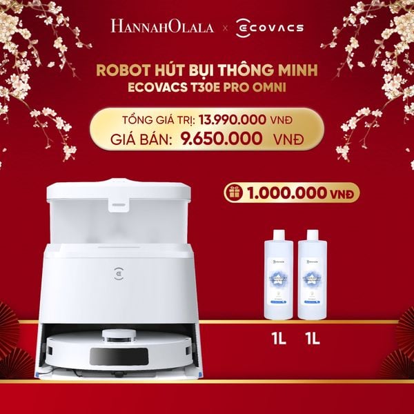  DEAL 3: ROBOT HÚT BỤI THÔNG MINH ECOVACS T30E PRO OMNI 