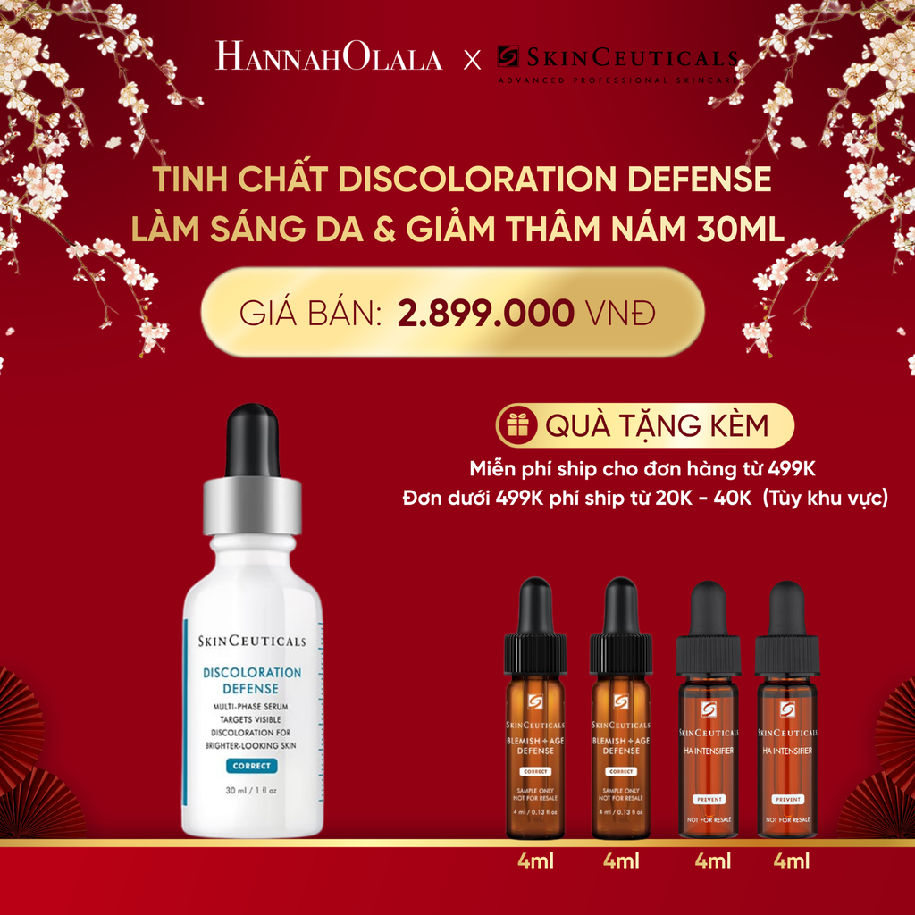  DEAL 3 TINH CHẤT DISCOLORATION DEFENSE GIÚP LÀM SÁNG DA & GIẢM THÂM NÁM 30ML 