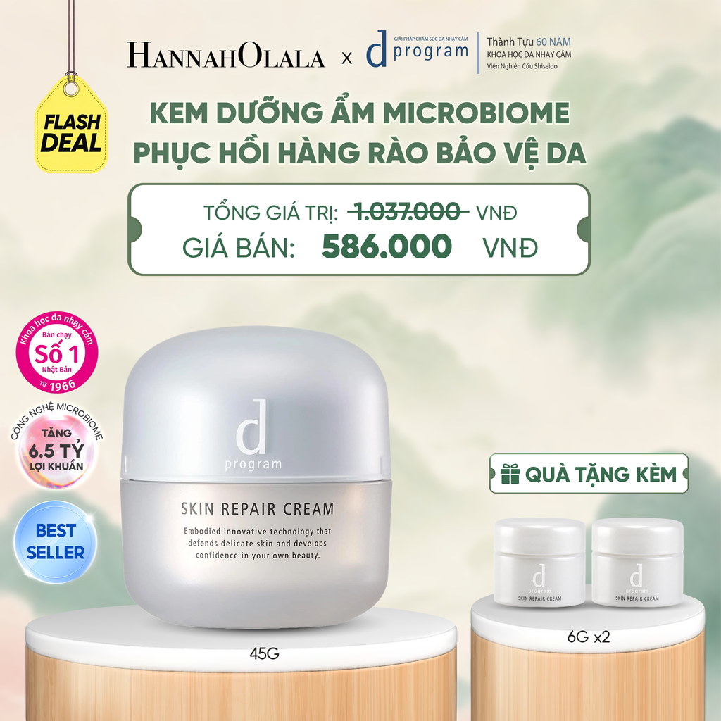  KEM DƯỠNG ẨM VÀ PHỤC HỒI DA D PROGRAM SKIN REPAIR CREAM 45G - DEAL 3 - A1203 