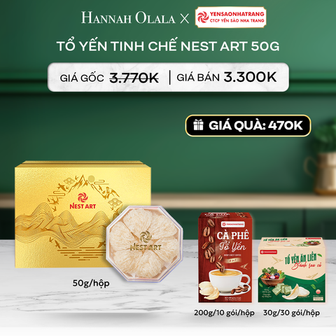  DEAL 3: TỔ YẾN TINH CHẾ NEST ART - 50G 