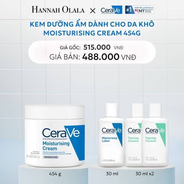  C3_DEAL 3: KEM DƯỠNG ẨM DÀNH CHO DA KHÔ MOISTURIZING CREAM 454G 